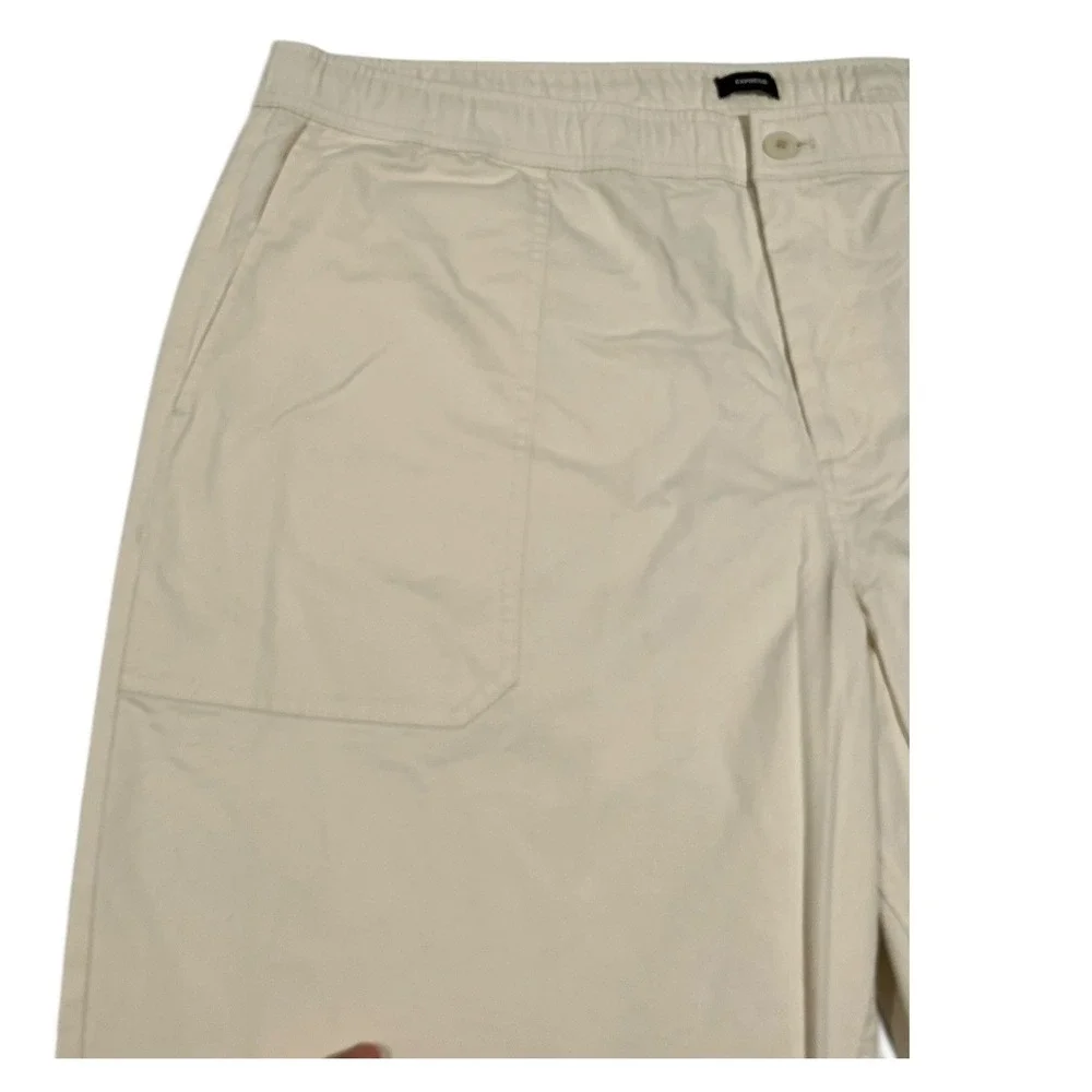 NWT Express Slim Pull-On Chino Pants Elastic‎ Waist Men's XXL